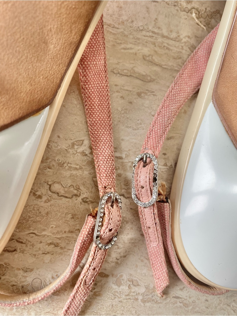 Vintage Chanel Crystal Star CC Sandal Heels - Picture 7 of 12